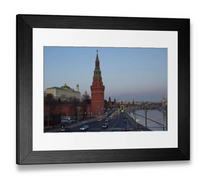 Framed Print : Moscow Kremlin at sunset Framed Print : Moscow Kremlin at sunset