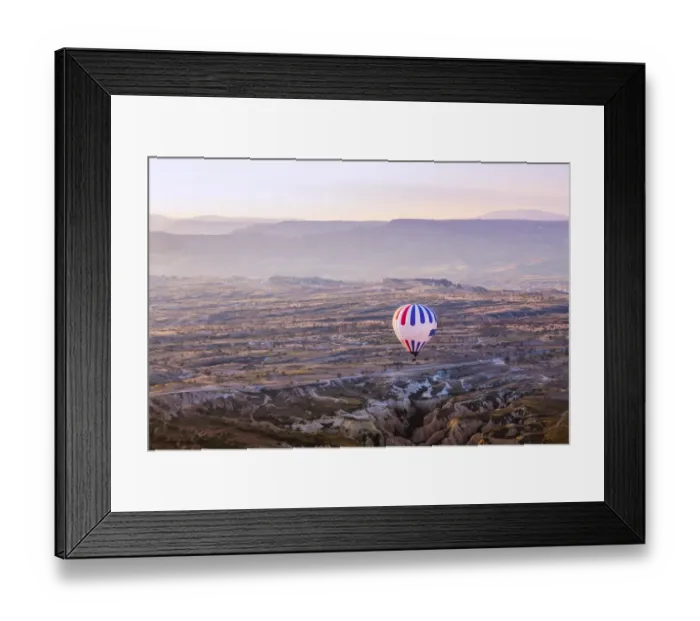 Framed Print : Hot air ballooning in the sunrise in Cappadocia Framed Print : Hot air ballooning in the sunrise in Cappadocia