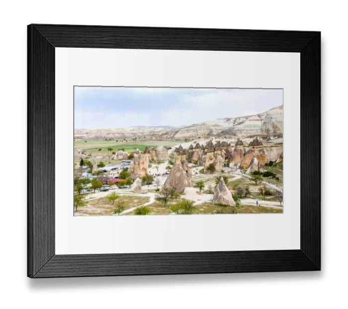 Framed Print : Fairy Chimneys in Pasabag, Goreme, Cappadocia, Turkey Framed Print : Fairy Chimneys in Pasabag, Goreme, Cappadocia, Turkey