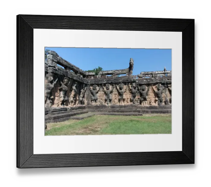 Framed Print : Garudas carved at the Terrace of the Elephants, Angkor Thom Framed Print : Garudas carved at the Terrace of the Elephants, Angkor Thom