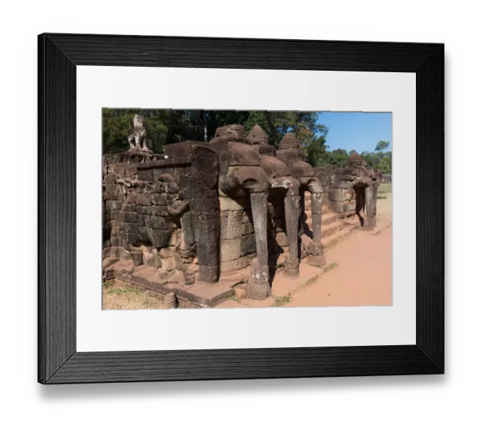 Framed Print : Terrace of the Elephants, Angkor Thom Framed Print : Terrace of the Elephants, Angkor Thom