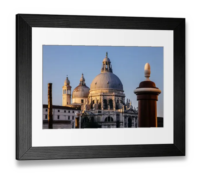 Framed Print : View on Basilica di Santa Maria della Salute in Venice Framed Print : View on Basilica di Santa Maria della Salute in Venice