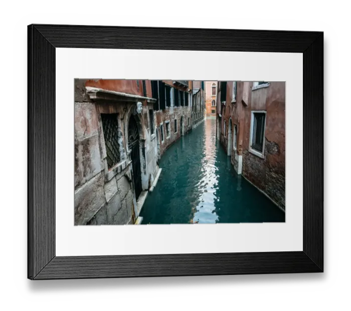 Framed Print : Morning view on canal in Venice, Italy Framed Print : Morning view on canal in Venice, Italy