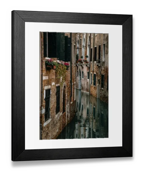 Framed Print : Morning view on canal in Venice, Italy Framed Print : Morning view on canal in Venice, Italy