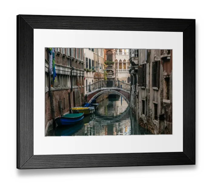 Framed Print : Morning view on canal in Venice, Italy Framed Print : Morning view on canal in Venice, Italy