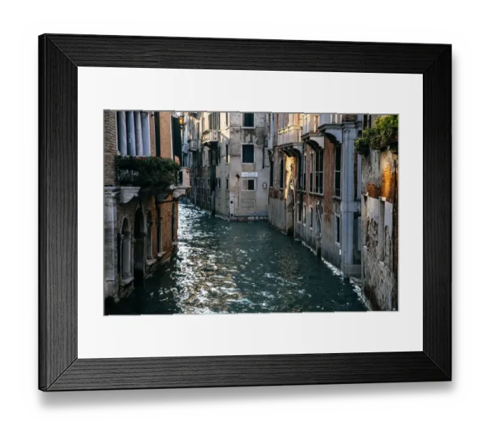 Framed Print : Morning view on canal in Venice, Italy Framed Print : Morning view on canal in Venice, Italy