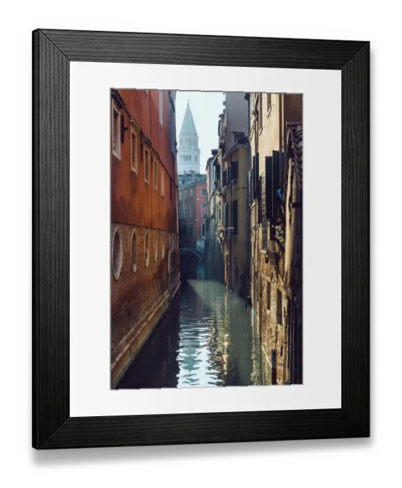 Framed Print : Morning view on canal in Venice, Italy Framed Print : Morning view on canal in Venice, Italy
