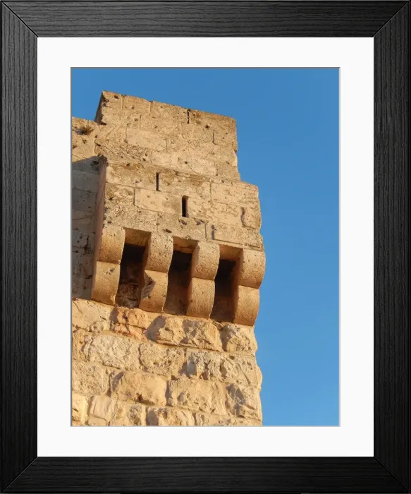 Framed Print : The walls of Jerusalem, architectural detail Framed Print : The walls of Jerusalem, architectural detail