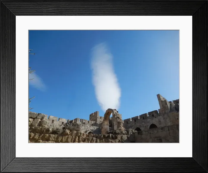 Framed Print : Jerusalem, cloud on an old arch Framed Print : Jerusalem, cloud on an old arch