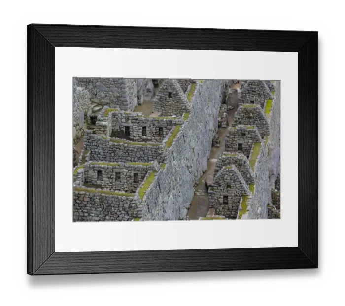 Framed Print : Archaeological ruins of Machu Picchu Framed Print : Archaeological ruins of Machu Picchu
