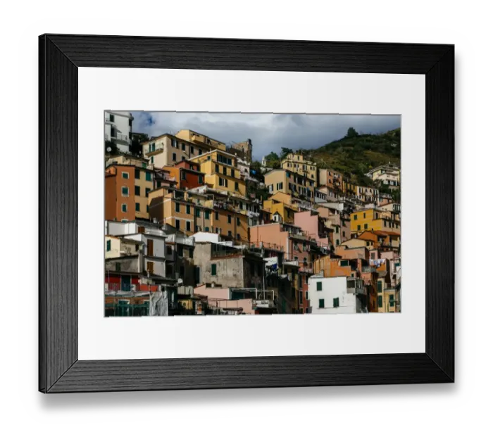Framed Print : Colorful houses of Riomaggiore in Cinque Terre National Park, Liguria, Italy Framed Print : Colorful houses of Riomaggiore in Cinque Terre National Park, Liguria, Italy