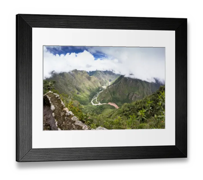 Framed Print : Archaeological ruins of Machu Picchu Framed Print : Archaeological ruins of Machu Picchu