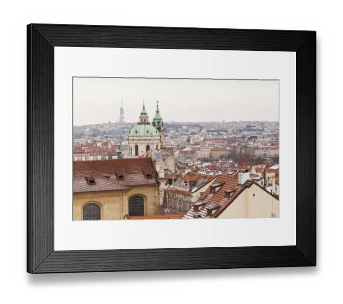 Framed Print : Prague Skyline Framed Print : Prague Skyline