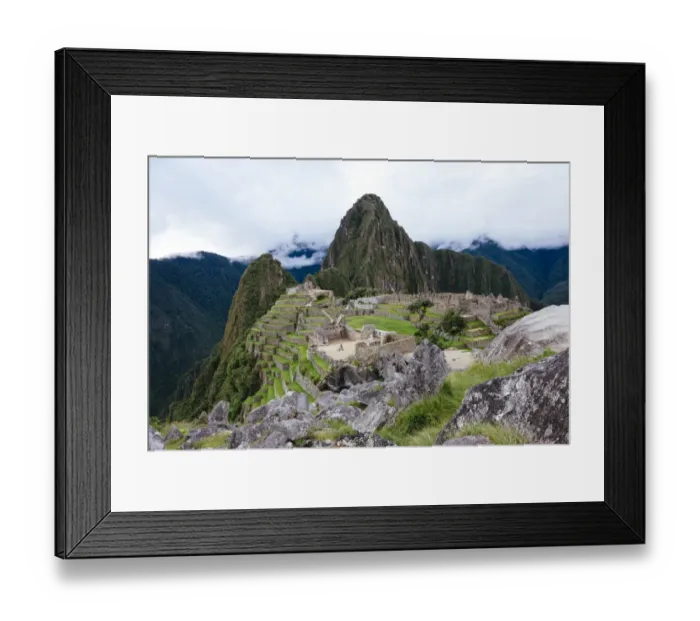 Framed Print : Machu Picchu citadel, Cusco, Peru Framed Print : Machu Picchu citadel, Cusco, Peru