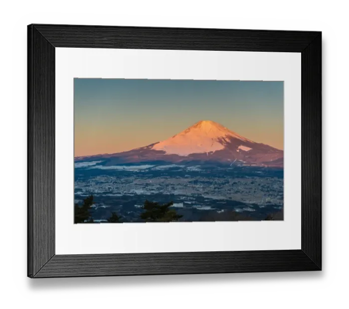 Framed Print : Morning Fuji