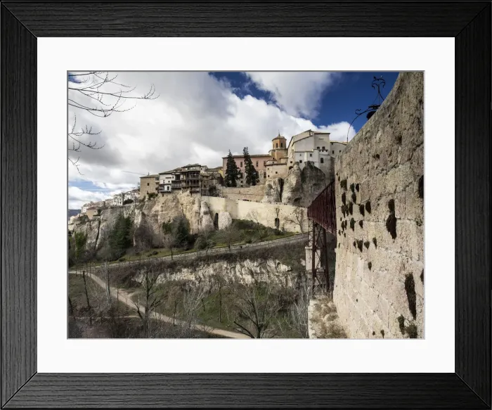 Framed Print : Cuenca is a UNESCO World Heritage site, in the Region of Castile-La Mancha, between the Jucar and Hucar river canyons Framed Print : Cuenca is a UNESCO World Heritage site, in the Region of Castile-La Mancha, between the Jucar and Hucar river canyons