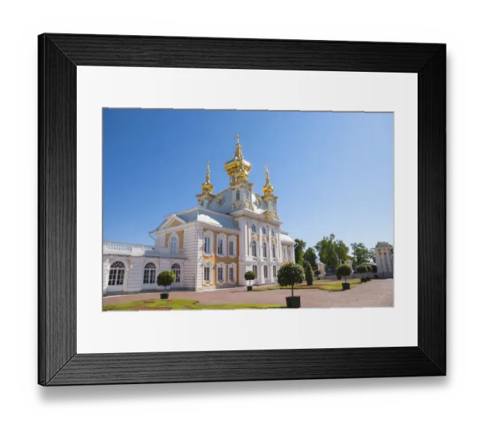 Framed Print : East Chapel of Petergof