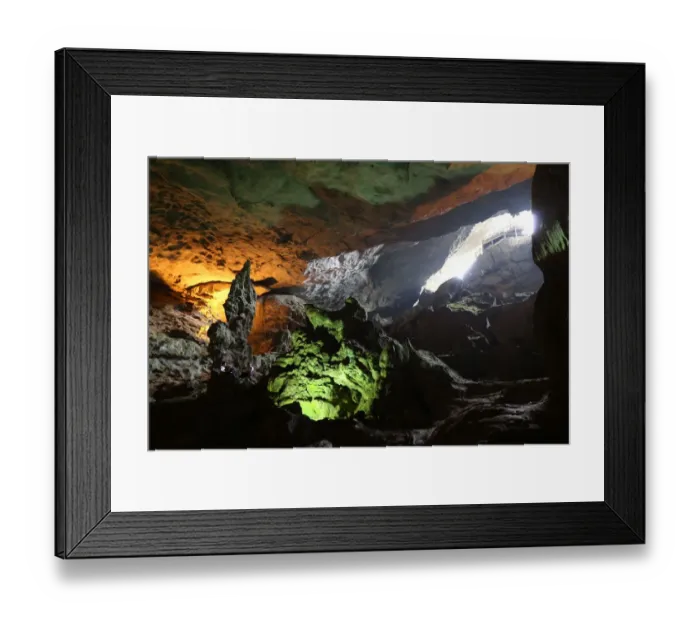 Framed Print : Surprise Cave, Halong Bay, Vietnam Framed Print : Surprise Cave, Halong Bay, Vietnam