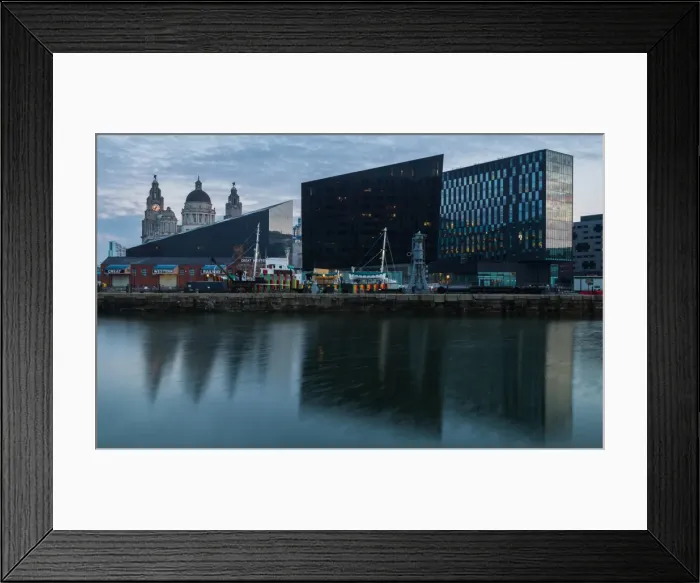 Framed Print : Mann Island & the Three Graces Framed Print : Mann Island & the Three Graces