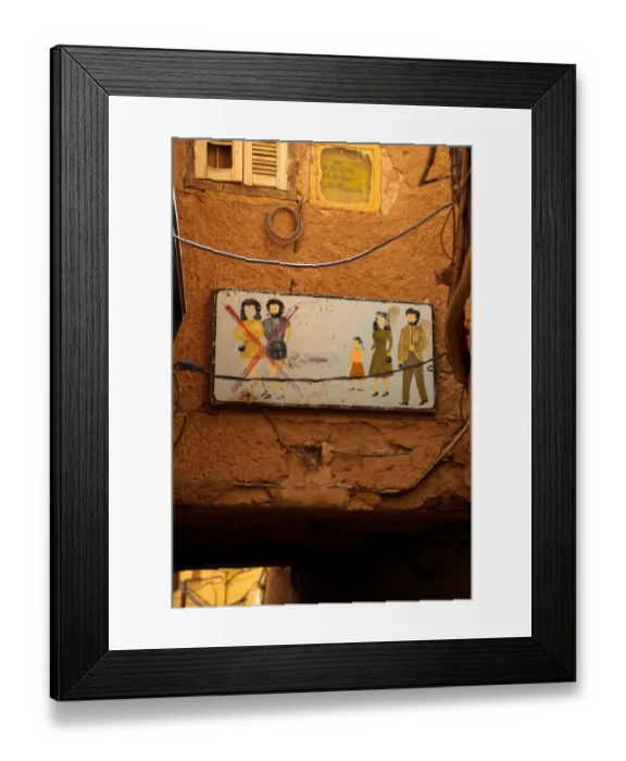 Framed Print : Decency Warning Framed Print : Decency Warning