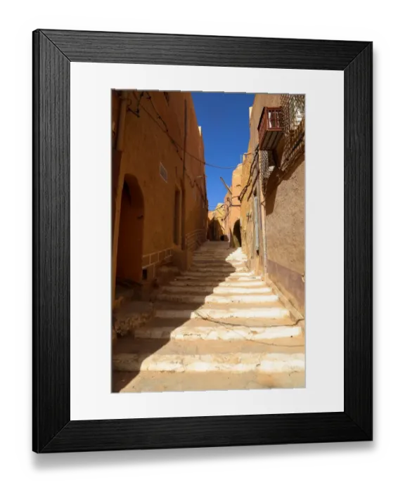 Framed Print : GhardaAOa. An ancient alley in GhardaAOa, Algeria Framed Print : GhardaAOa. An ancient alley in GhardaAOa, Algeria