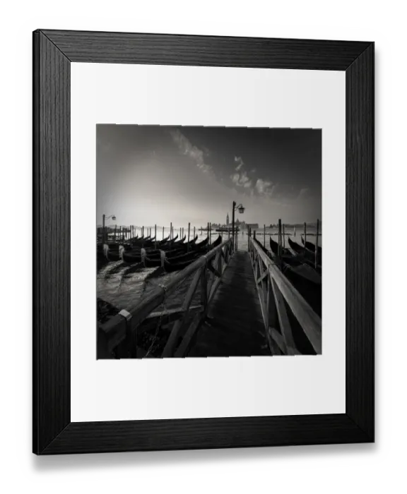 Framed Print : Gondolas in Venice Framed Print : Gondolas in Venice