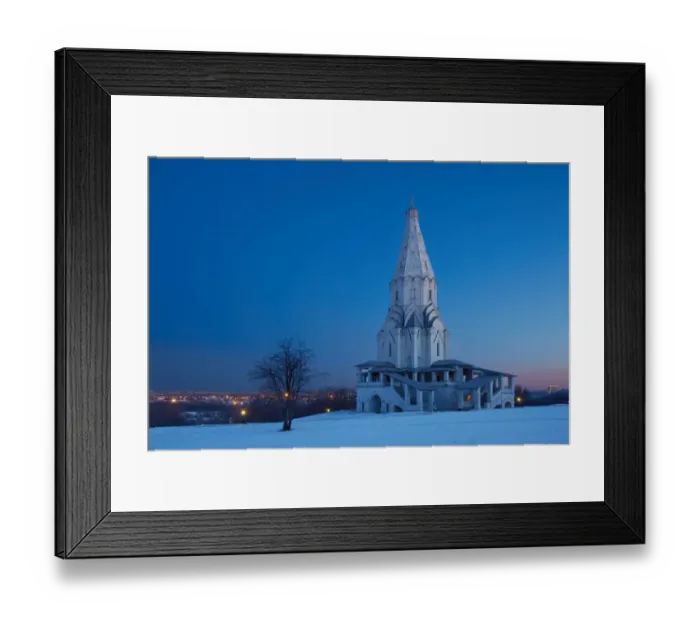Framed Print : The Church of the Ascension in Kolomenskoye in winter Framed Print : The Church of the Ascension in Kolomenskoye in winter