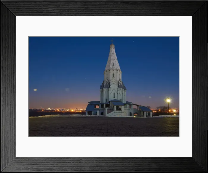 Framed Print : The Church of the Ascension in Kolomenskoye in winter Framed Print : The Church of the Ascension in Kolomenskoye in winter