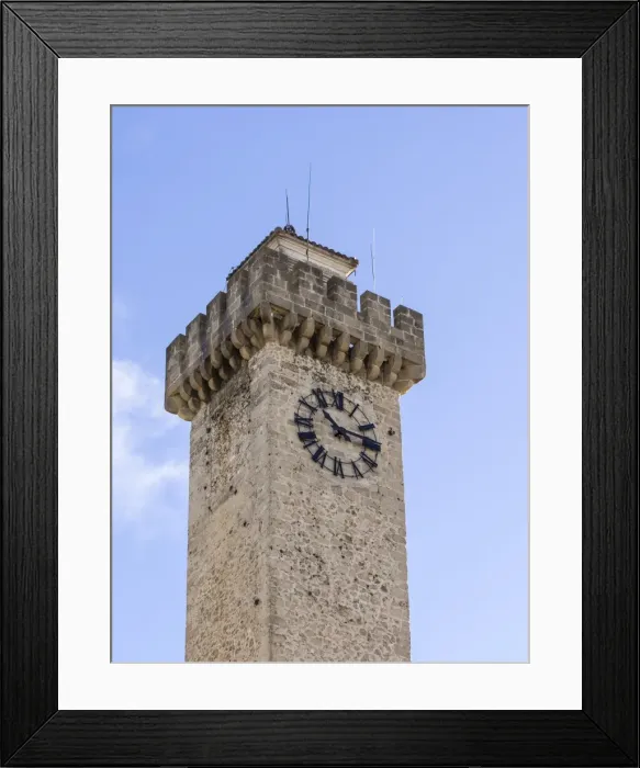Framed Print : Cuenca is a UNESCO World Heritage site, Mangana tower Framed Print : Cuenca is a UNESCO World Heritage site, Mangana tower