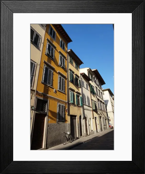 Framed Print : The Colourful streets of Florence, Italy Framed Print : The Colourful streets of Florence, Italy