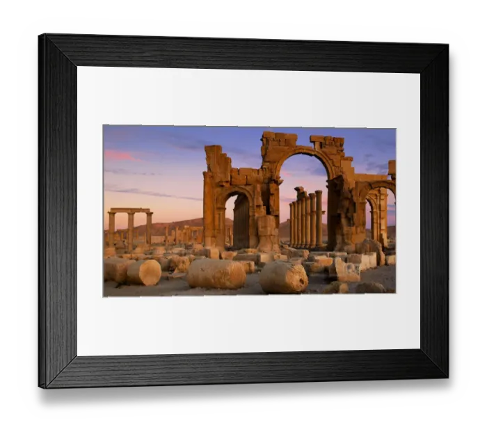 Framed Print : Monumental Arch, Palmyra, Syria Framed Print : Monumental Arch, Palmyra, Syria