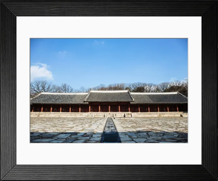 Framed Print : Jongmyo Shrine Framed Print : Jongmyo Shrine