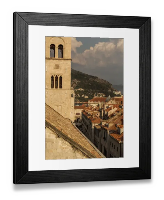 Framed Print : Dubrovnik from the city walls Framed Print : Dubrovnik from the city walls