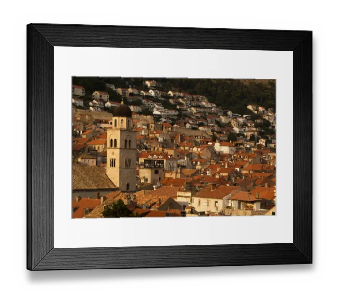 Framed Print : The old city of Dubrovnik Framed Print : The old city of Dubrovnik