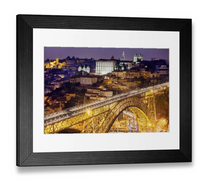 Framed Print : Luiz I Bridge in Porto Framed Print : Luiz I Bridge in Porto