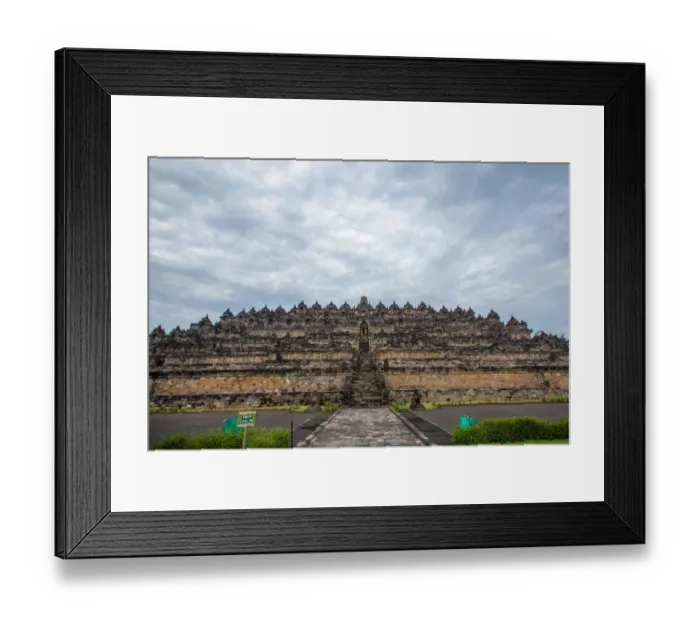 Framed Print : Borobudur Temple, Java - Indonesia Framed Print : Borobudur Temple, Java - Indonesia