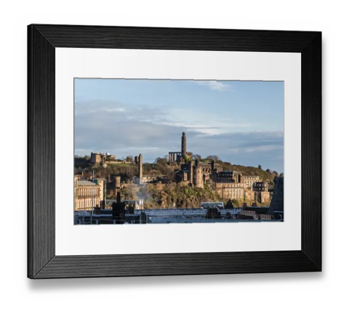 Framed Print : View of Calton Hill and its monuments Framed Print : View of Calton Hill and its monuments