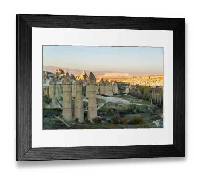 Framed Print : Love Valley Cappadocia