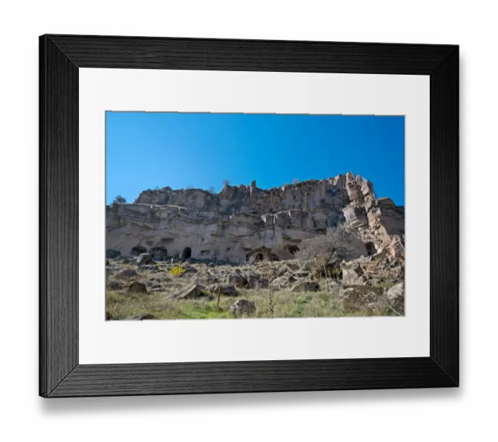 Framed Print : Carved homes and churches in Cappadocia Framed Print : Carved homes and churches in Cappadocia
