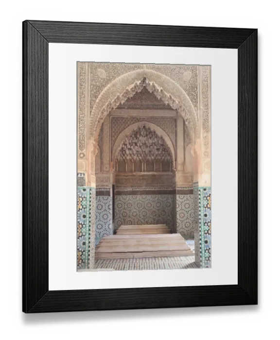 Framed Print : Saadian Tombs in Marrakech Framed Print : Saadian Tombs in Marrakech