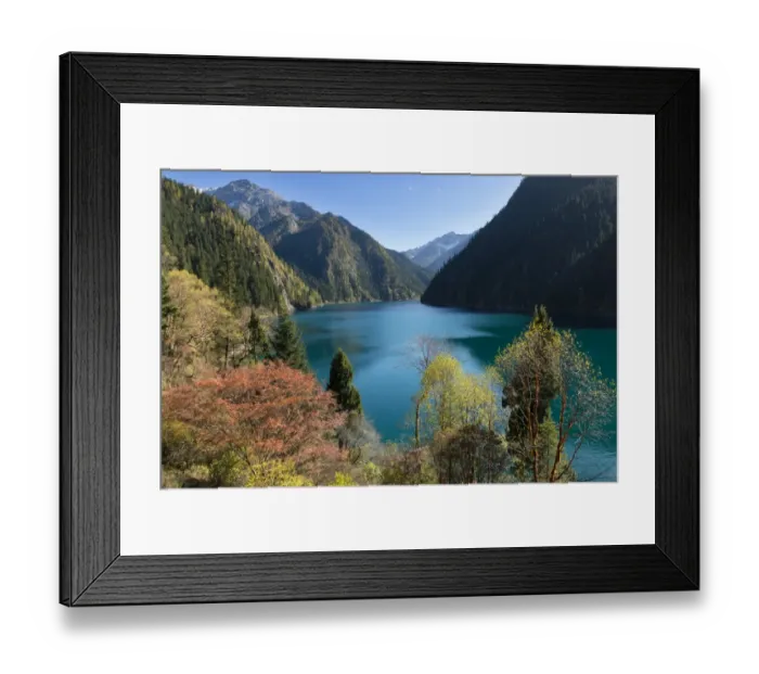 Framed Print : Jiuzhaigou NP - Long Lake Framed Print : Jiuzhaigou NP - Long Lake