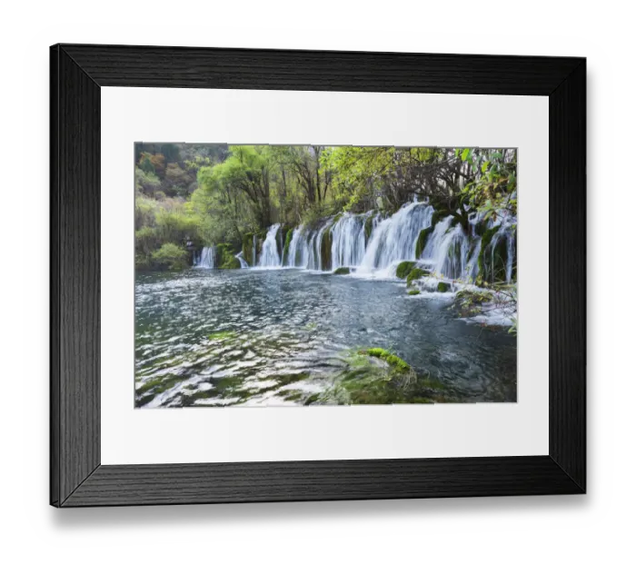 Framed Print : Jiuzhaigou NP - Arrow Bamboo Lake