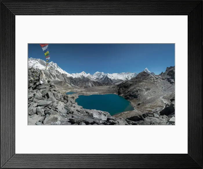 Framed Print : View from top of Kongma la pass Framed Print : View from top of Kongma la pass