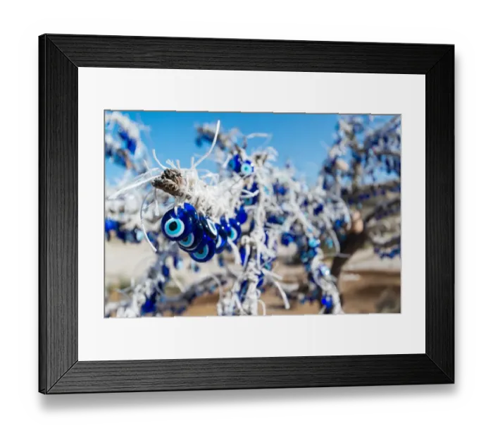 Framed Print : Evil eye talismans in Goreme Cappadocia Framed Print : Evil eye talismans in Goreme Cappadocia