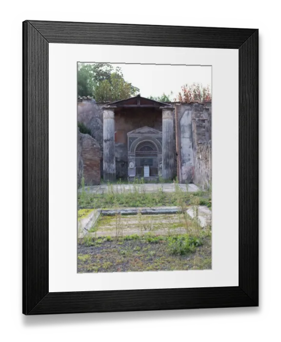 Framed Print : House of the large fountain Framed Print : House of the large fountain