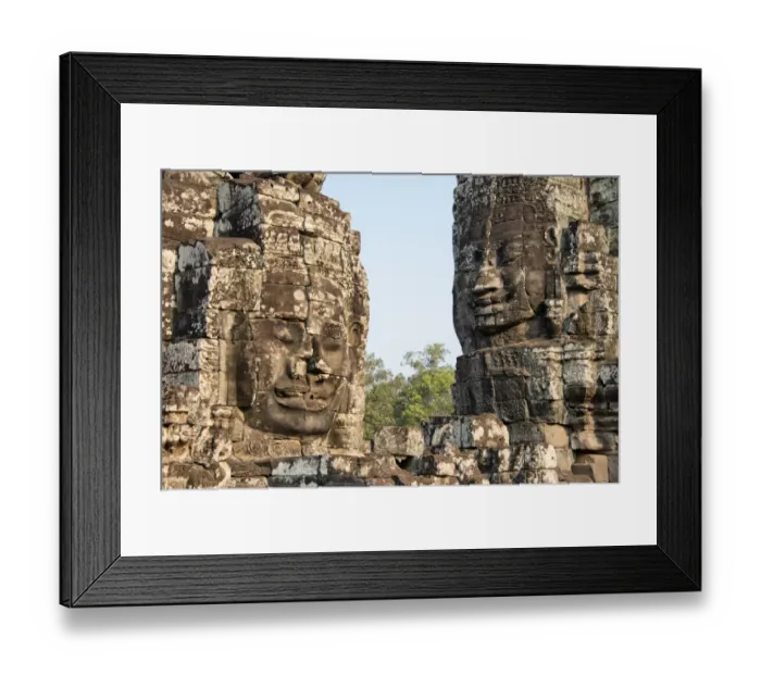 Framed Print : Bayon Temple in Siem Reap, Cambodia Framed Print : Bayon Temple in Siem Reap, Cambodia
