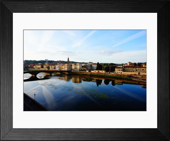 Framed Print : Colourful City of Florence, Arno River, Italy Framed Print : Colourful City of Florence, Arno River, Italy