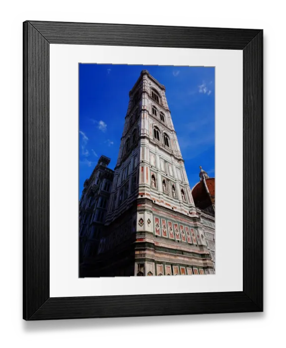 Framed Print : Colouful Giottos Campanile, Florence, italy Framed Print : Colouful Giottos Campanile, Florence, italy