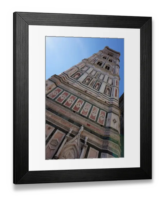 Framed Print : Close Up on Campanile di Giotto, Florence, Italy Framed Print : Close Up on Campanile di Giotto, Florence, Italy
