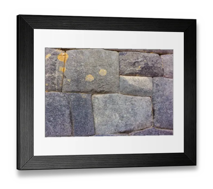 Framed Print : Walls, stone work at Ollantaytambo ruins, Peru Framed Print : Walls, stone work at Ollantaytambo ruins, Peru